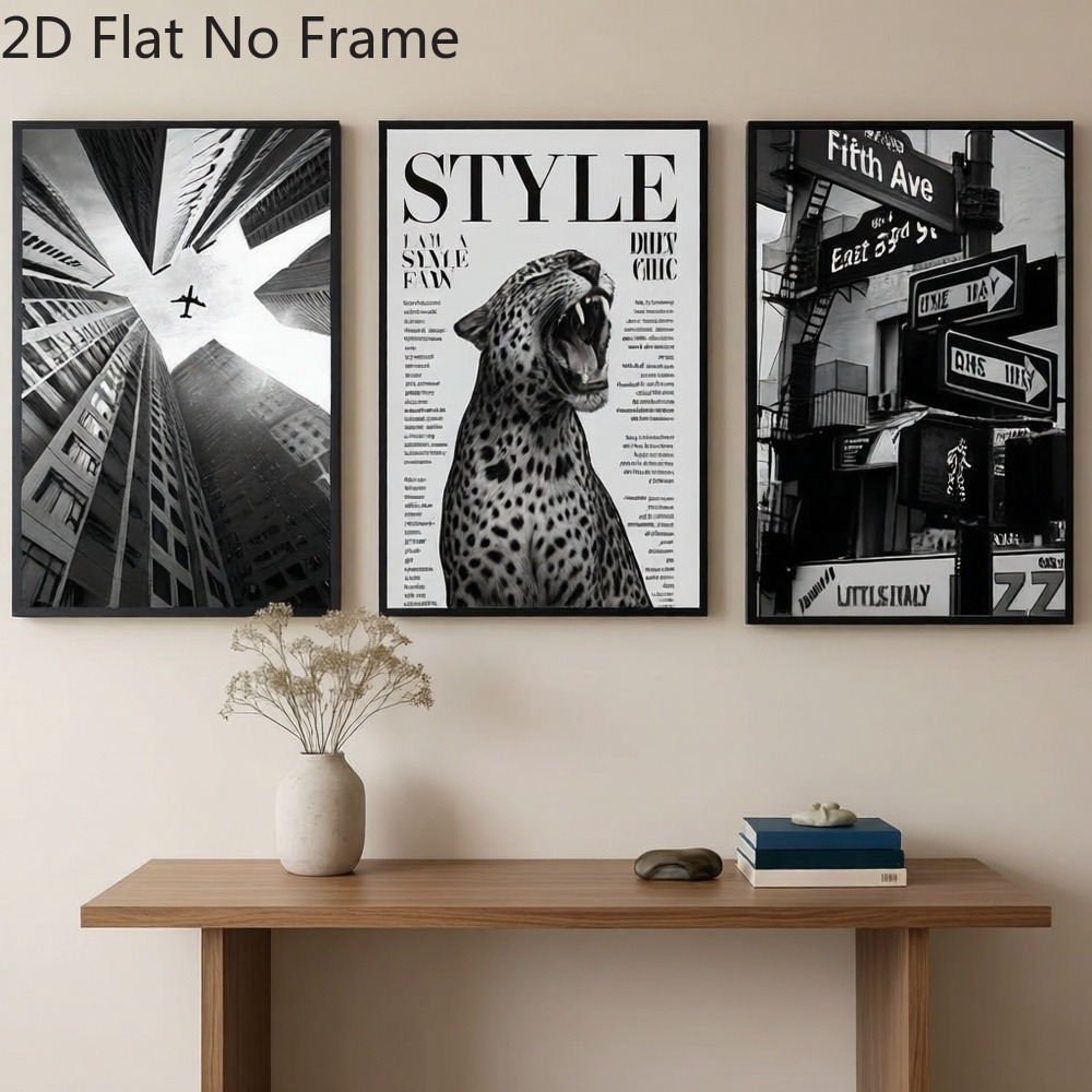 Abstract Canvas Set - (3 sztuki bez ramy) - 2D