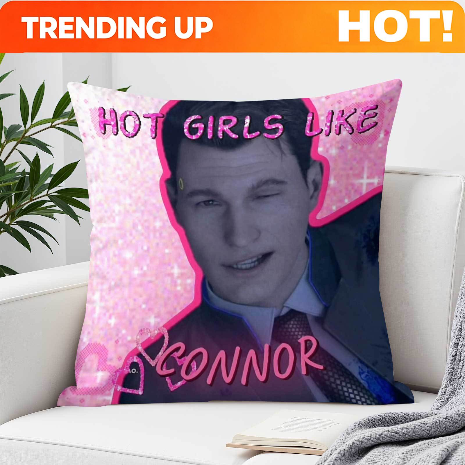 Throw Pillow - Spersonalizowane 1 szt. różowe, zabawne poszewki