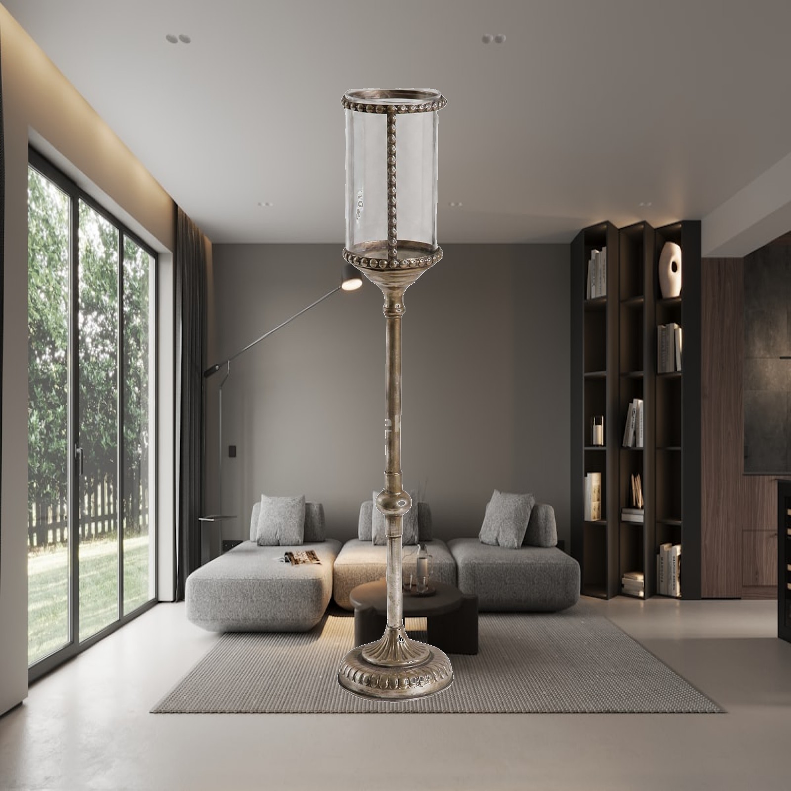 Żelazny, szklany świecznik w k – Candle Holder Decor recenzja i cena