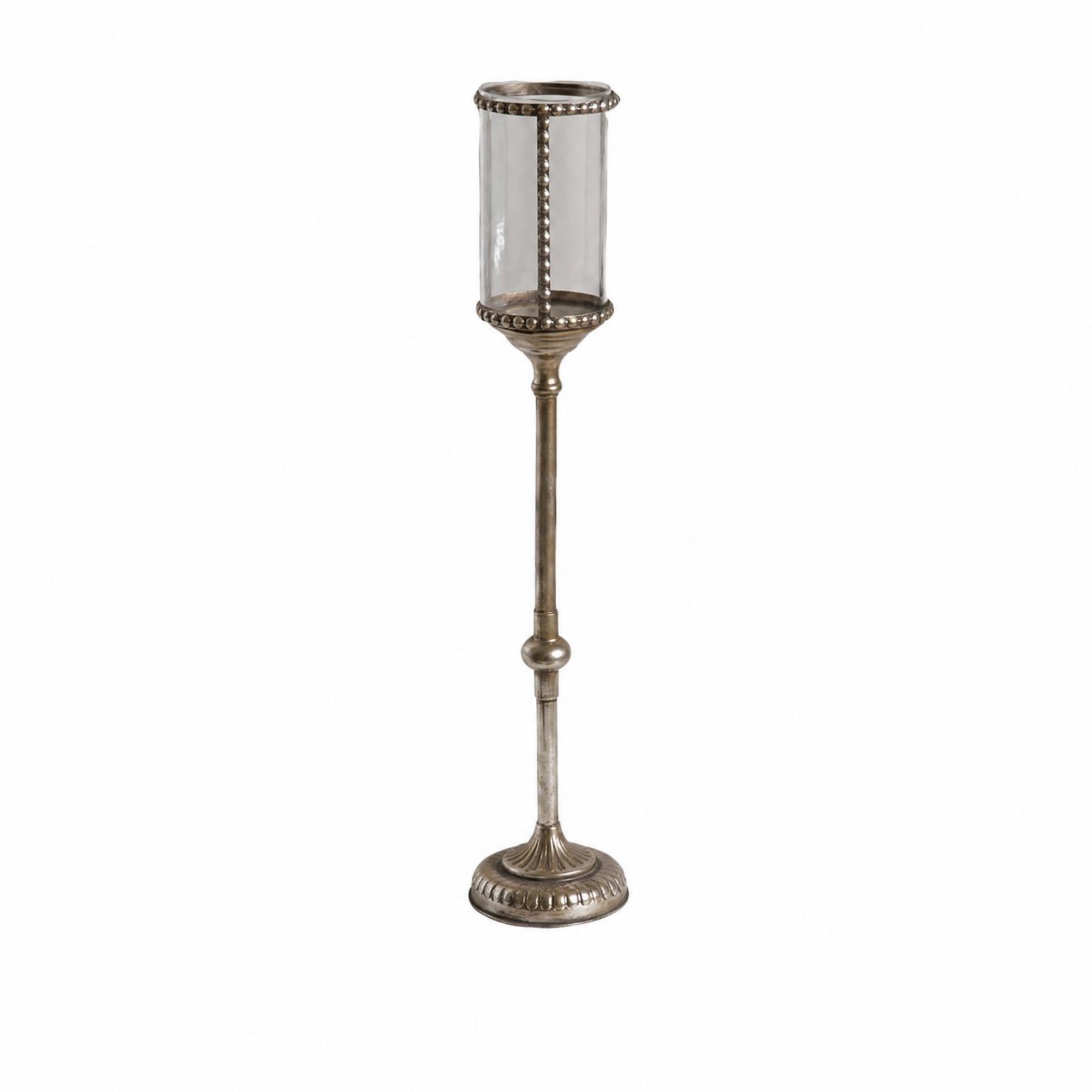 Żelazny, szklany świecznik w k – Candle Holder Decor recenzja i cena